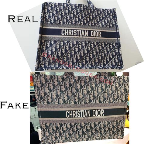 christian dior fake tote|dior bag authenticity check.